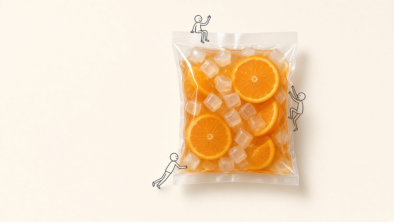 FOOD BOAT frozen fruit tea pack